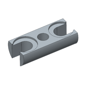 Łącznik sworzniowy - profil 40x40 - BA-40