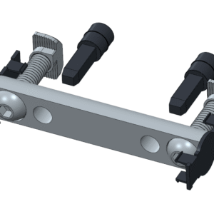Łącznik sworzniowy - zestaw - profil 45x90 - BA-90-K