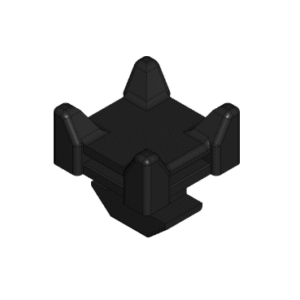 Uchwyt kablowy krzyżowy - kanał 10 - BB-10