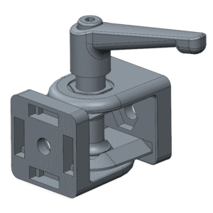 Przegub 40x40 z dźwignią zaciskową- kanał 8/10 - BC-40