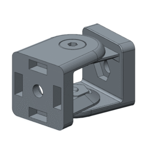 Przegub 40x40 bez dźwigni zaciskowej - kanał 8/10 - BD-40