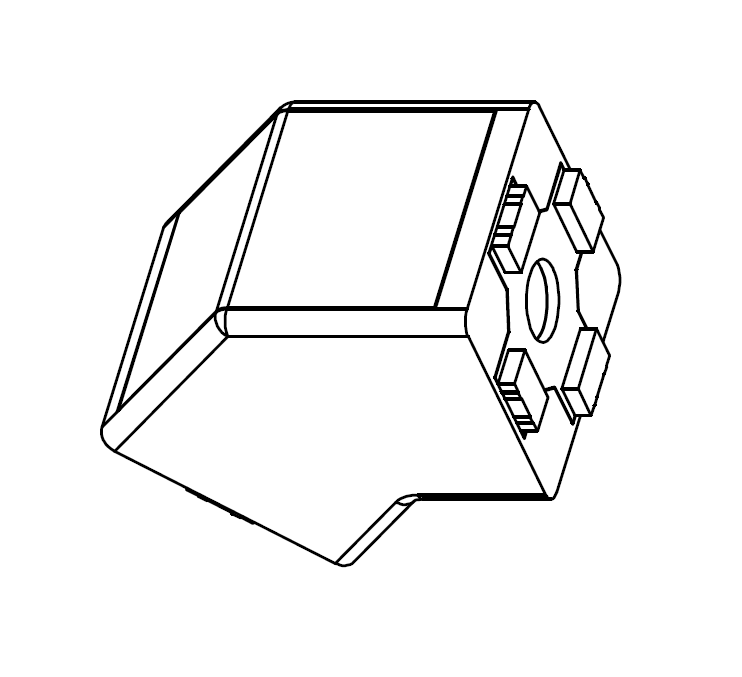 Łącznik kątowy 40x40 - 45° - kanał 8/10 - BF-40x40-8/10 - obrazek 5