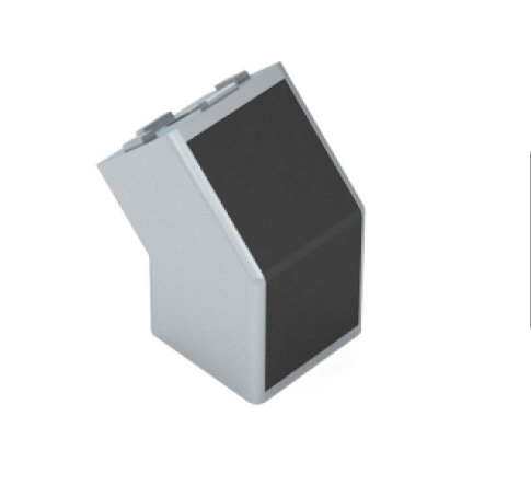 Łącznik kątowy 40x40 - 45° - kanał 8/10 - BF-40x40-8/10