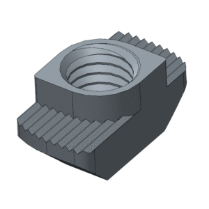 Nakrętka młotkowa wielorowkowa - kanał 10 - M4, M5, M6, M8 - CB-MX-10
