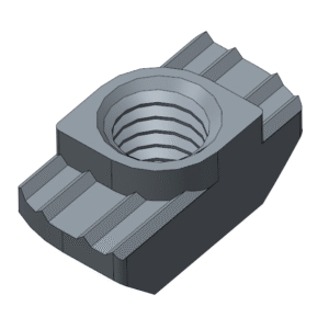 Nakrętka młotkowa 4-rowkowa - kanał 8 - M4, M5, M6