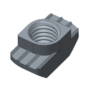 Nakrętka młotkowa 4-rowkowa - kanał 10 - M4, M5, M6, M8 - CC-MX-10