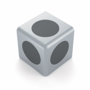 Łącznik kostkowy 45x45 3D - BI-45x45-3