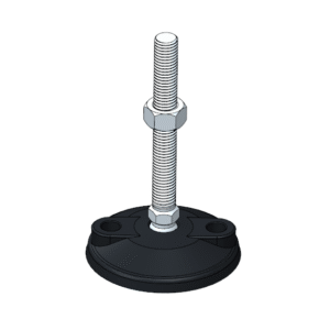 Stopa wahliwa tworzywowa ⌀ 80 - trzpień M12x150 - PT-80-M12x150