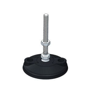 Stopa wahliwa tworzywowa ⌀ 80 - trzpień M8x80 - PT-80-M8x80