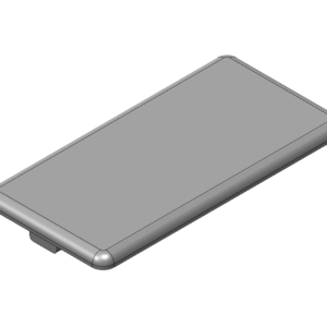 Zaślepka 40x80 - szara - kanał 10 - BJ-40x80-G