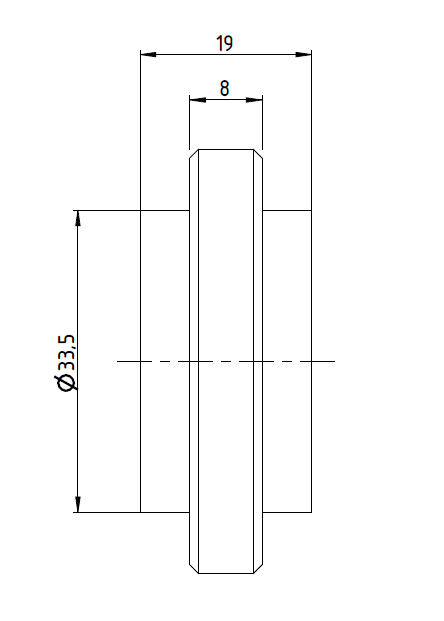 Rolka prowadząca - kanał 8 - BP-8 - obrazek 3