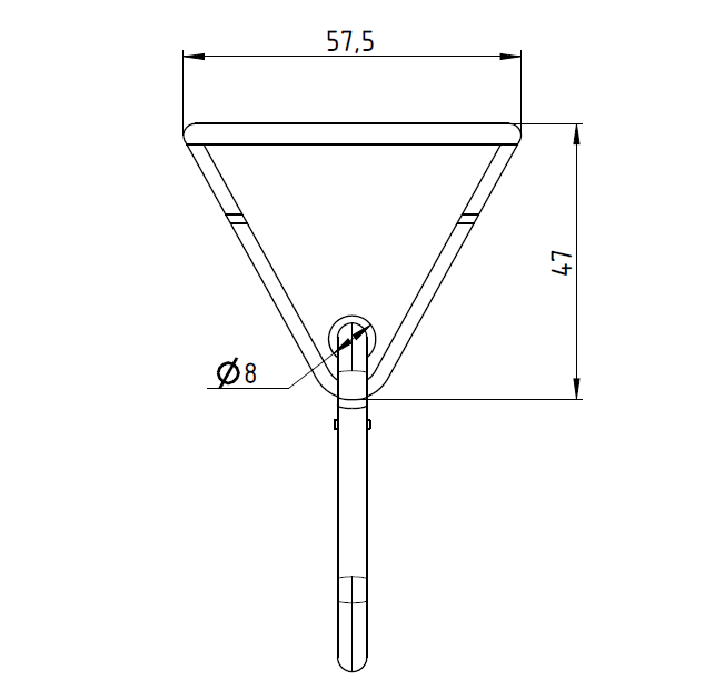 Ślizg cynkowy - kanał 8/10 - BO-8/10-C - obrazek 2