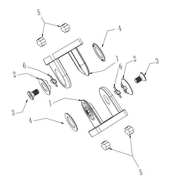 Przegub obrotowy 45x45 - GP-45x45 - kanał 8/10 - ⌀13 - obrazek 3